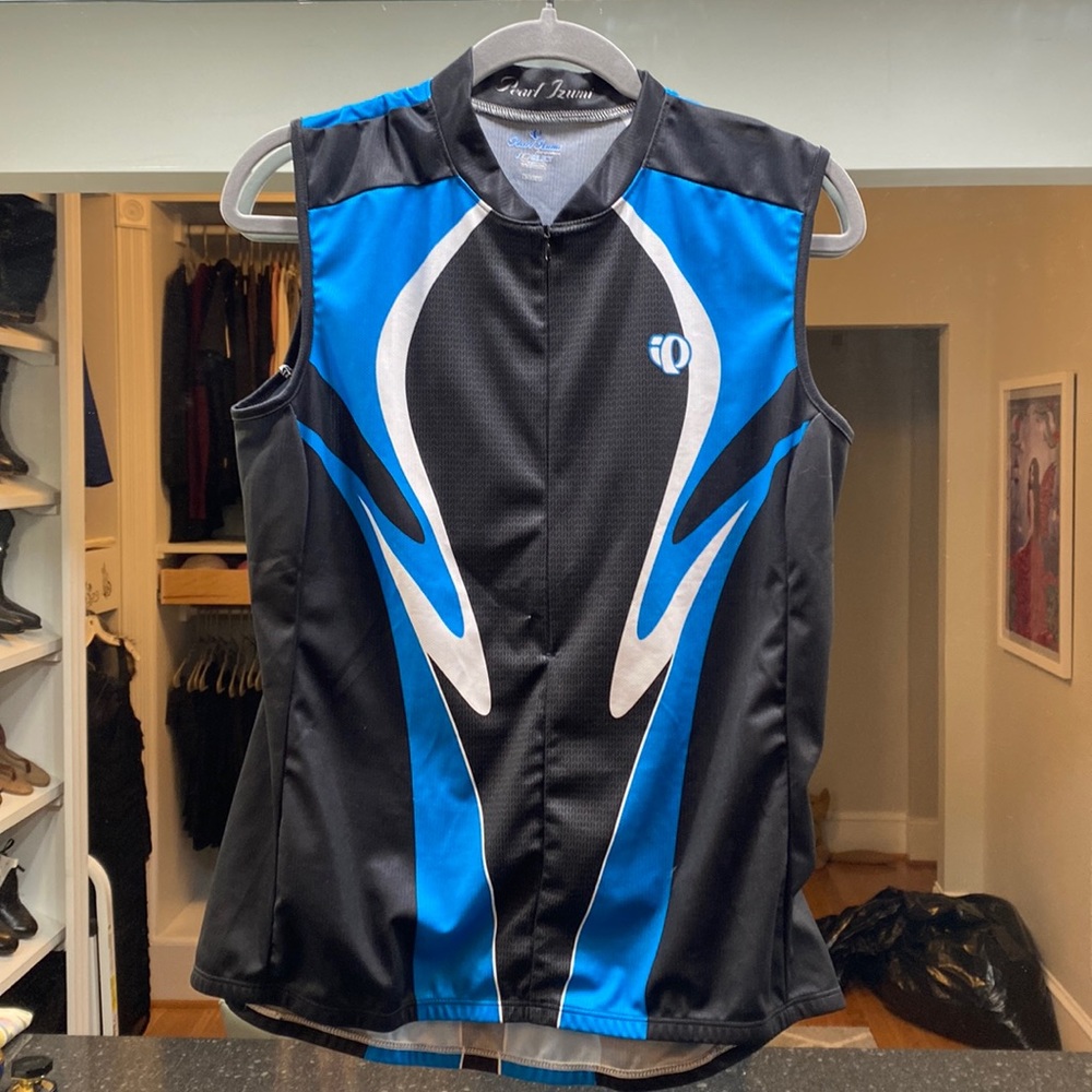 Biking shirt women’s black and blue X-LARGE